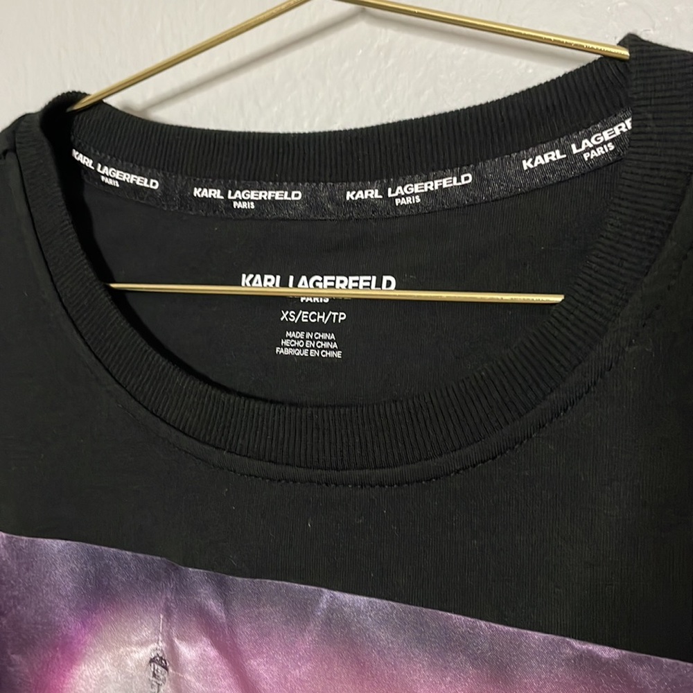 Karl Lagerfeld Paris Sunset Eiffel Cotton-Blend Sweatshirt - Picture 5 of 14